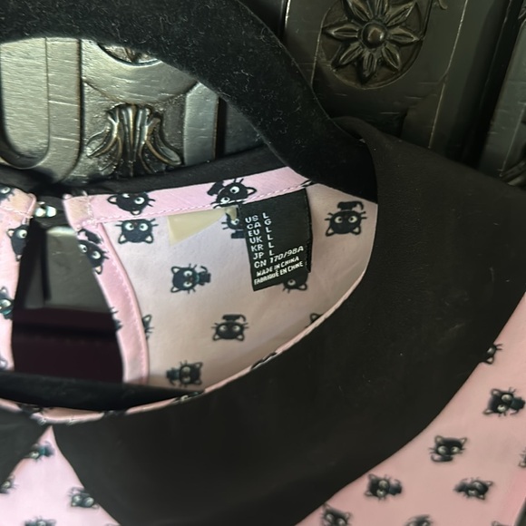 Forever 21 Hello Kitty ChocoCat Pink Dress Size L - Picture 4 of 6